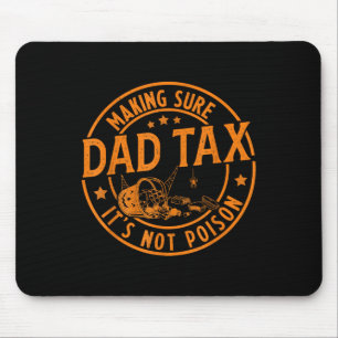 Tapis De Souris Drôle Papa Taxe Halloween Chemise Candy Citrouille