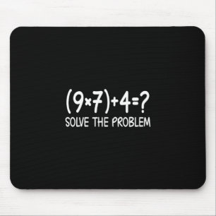 Tapis De Souris Drôle Pemdas Enseignant de Mathématiques Élémentai