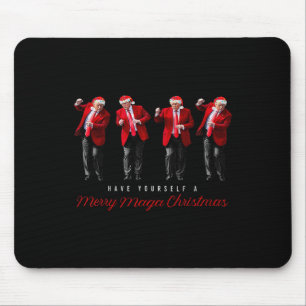 Tapis De Souris Drôle Père Noël Trump S'Est Joyeux Noël