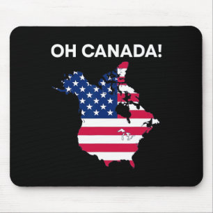 Tapis De Souris Drôle Président Donald Trump Oh Canada Amérique de