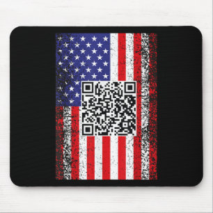 Tapis De Souris Drôle président Qr Trump Code Danse