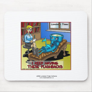 Tapis De Souris Drôle Psychiatrie Souris