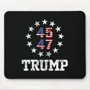 Tapis De Souris Drôle Qr Président Trump 4547 Code de Trump Danse