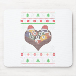Tapis De Souris Drôle Santa Claus Ball Pool Joueur laid Noël