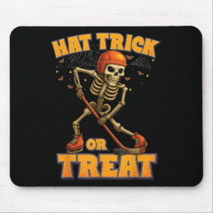 Tapis De Souris Drôle Skeleton Joueur de hockey sur glace Costume 
