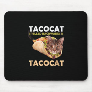 Tapis De Souris Drôle Tacocat Tacocat Taco Cat épinglé en arrière