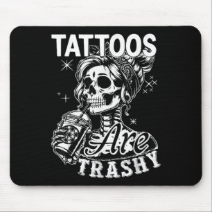Tapis De Souris Drôle Tatouage En Encre Citation Tatouages Sont De
