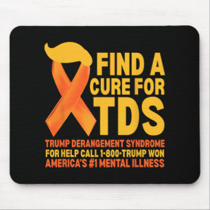 Tapis De Souris Drôle Trump - Syndrome De Dérangation Tds - Sensib