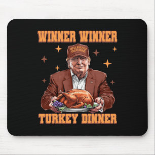Tapis De Souris Drôle Trump Winner Dîner Turquie Thanksgivi
