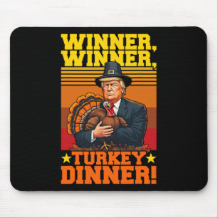 Tapis De Souris Drôle Trump Winner Dîner Turquie Thanksgivi