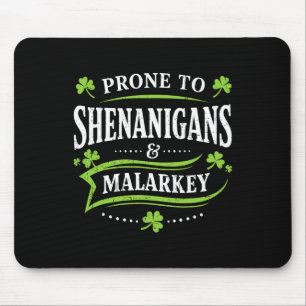 Tapis De Souris Drôles Hommes Femmes St Patricks Day Irlandais Pat