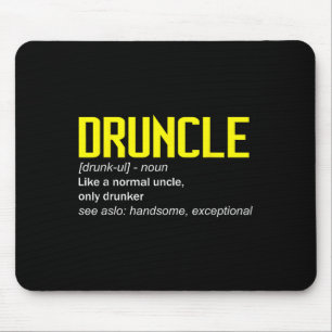 Tapis De Souris Drunkle Définition Mondes Meilleur Oncle Jamais Dr