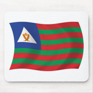 Tapis de souris du drapeau tribal Bubi