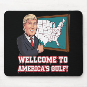 Tapis De Souris Du Golfe De Wellcome Des États-Unis D'Amérique