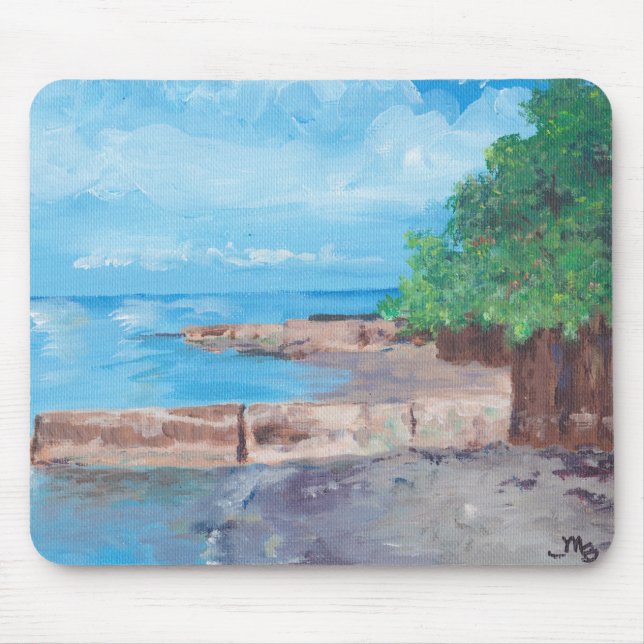 Tapis de souris du lac Érié (Devant)