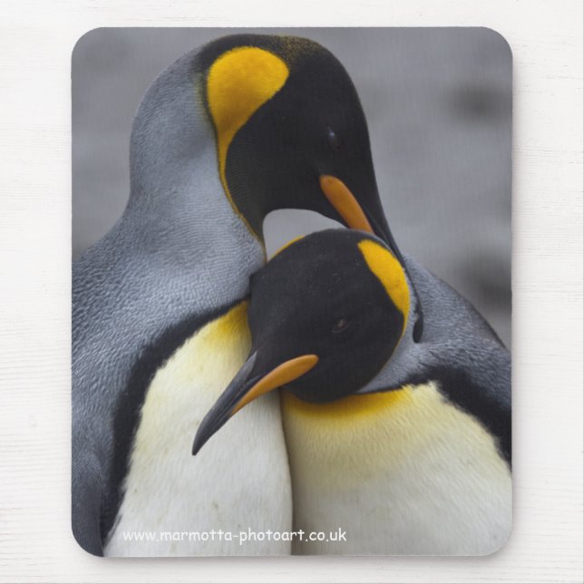 Tapis de souris du roi des pingouins amoureux (Devant)