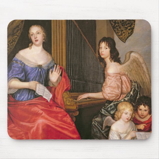 Tapis De Souris Duchesse de Francoise Louise La Valliere avec (Devant)