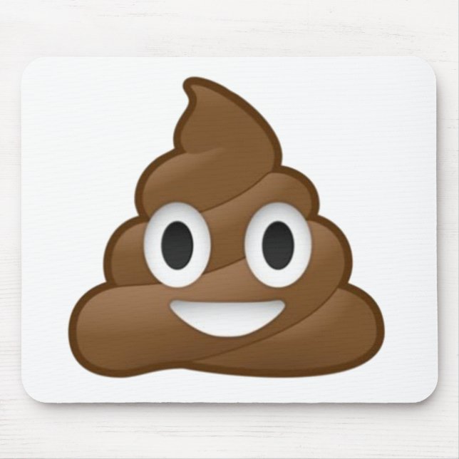 Tapis De Souris Dunette de sourire Emoji (Devant)