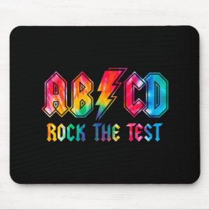 Tapis De Souris Dye Rock L'Examen De Jour Test Test Pour Enseignan