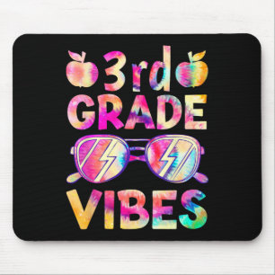 Tapis De Souris Dye Vibes 3e année Enseignant Premier jour de reto