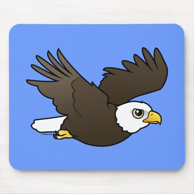 Tapis De Souris Eagle chauve en vol (Devant)