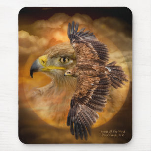 Tapis De Souris Eagle-Esprit de l'art Mousepad de vent