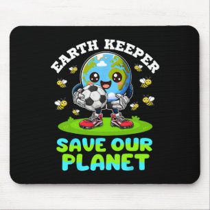 Tapis De Souris Earth Keeper Sauver notre planète Jour des terres