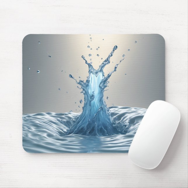 Tapis De Souris Eau 3-D (Avec souris)