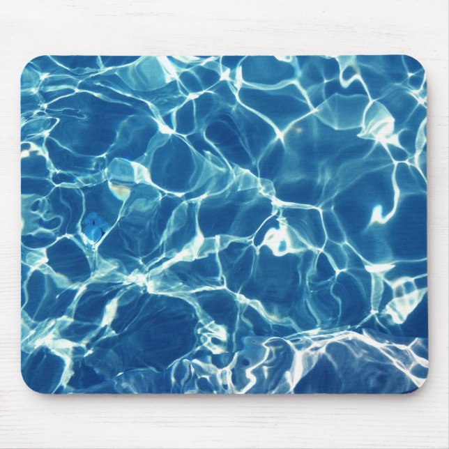 Tapis De Souris Eau bleue étincelante (Devant)