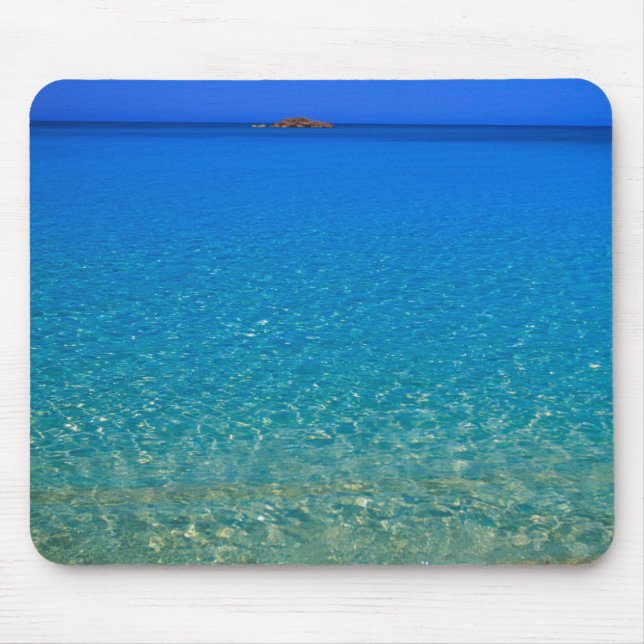 Tapis De Souris Eau bleue, îles Exuma, Bahamas. (Devant)