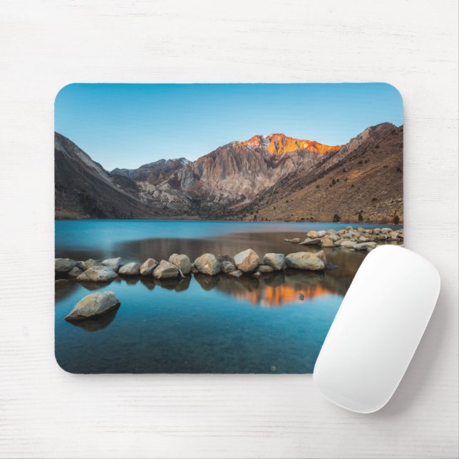 Tapis De Souris Eau | Convict Lake Sierra Nevada (Avec souris)