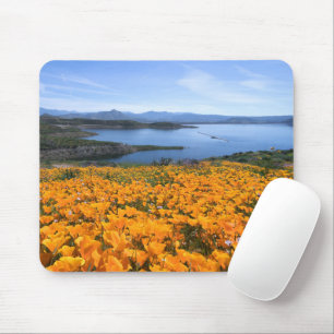 Tapis De Souris Eau Lac California Avec Des Pépites D'Or