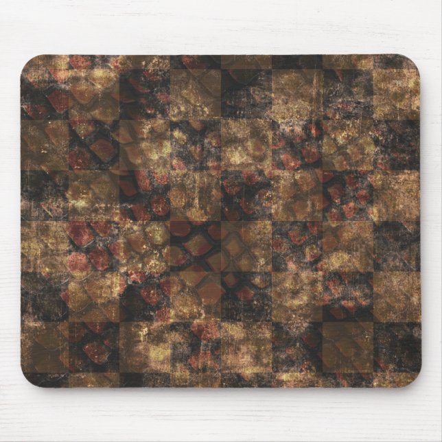 Tapis De Souris Échecs de serpent mystérieux (Devant)