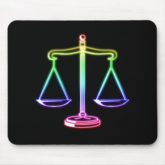 Tapis De Souris Échelles de justice - Mousepad (Devant)
