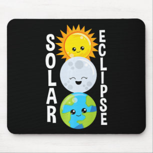Tapis De Souris Éclipse Solaire Pour Adultes Jeunes Et Enfants