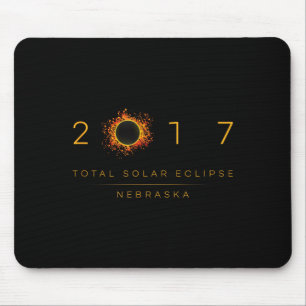 Tapis De Souris Éclipse solaire totale Nebraska 2017