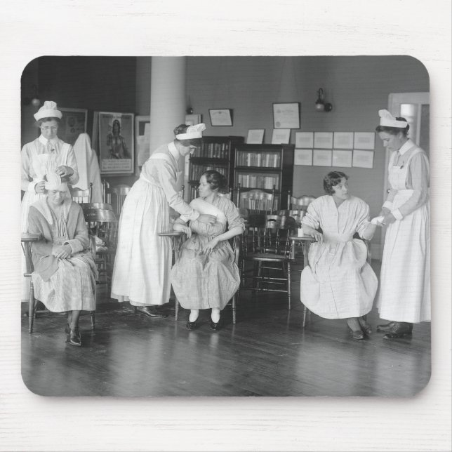 Tapis De Souris École d'infirmières, les années 1900 tôt (Devant)