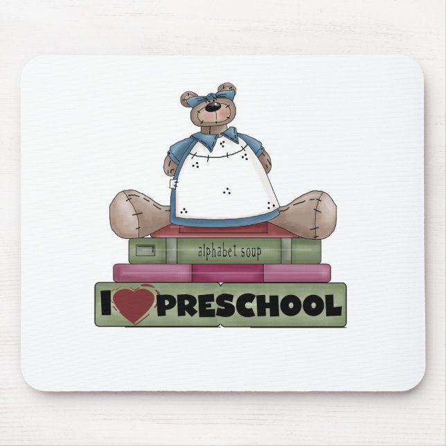 Tapis De Souris École maternelle d'amour de l'ours I (Devant)