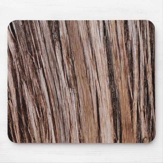 Tapis De Souris Écorce de cèdre rustique, arbre naturel en plein a (Devant)