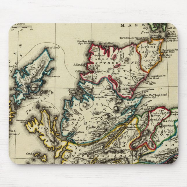 Tapis De Souris Ecosse ancienne, moderne (Devant)