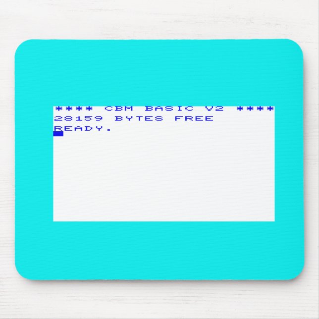 Tapis De Souris Écran de démarrage du commodore Vic20 (Devant)