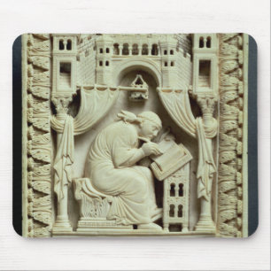 Tapis De Souris Écriture de St Gregory avec des scribes ci-dessou