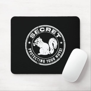 Tapis De Souris Écureuil Secret "Protégez vos noix"