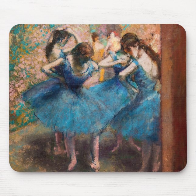 Tapis De Souris Edgar Degas - Danseurs en bleu (Devant)