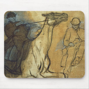 Tapis De Souris Edgar Degas deux études des cavaliers