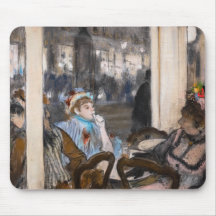 Edgar Degas - Femmes sur une terrasse de café en s