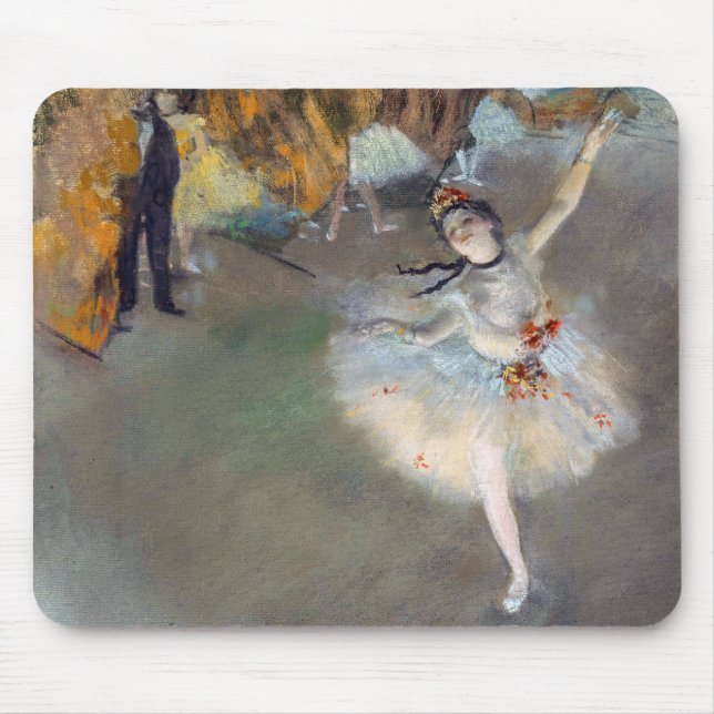 Tapis De Souris Edgar Degas - L'Étoile / Danseur sur scène (Devant)
