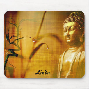 Tapis De Souris Editable Bouddha and Bamboo