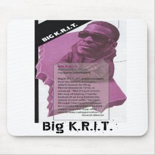 Tapis De Souris Édition limitée grand K.R.I.T. Mousepads