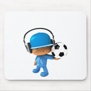 Tapis De Souris Édition semi-transparente du football de supersta